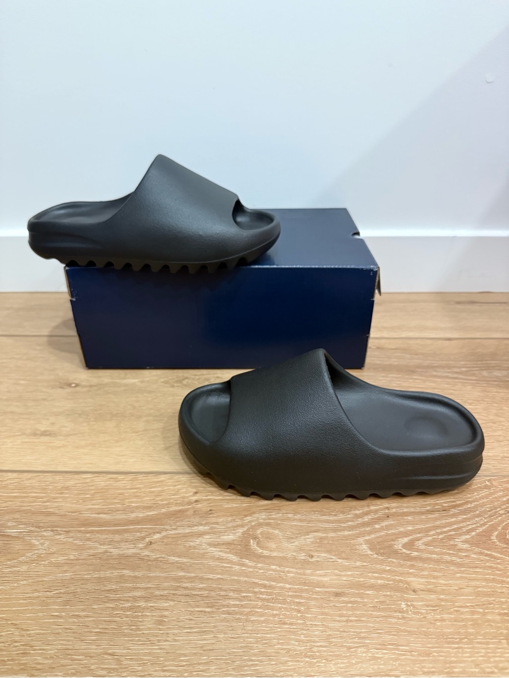 New W/ Bag! Men’s Yeezy YZY YS-01 Black Slides